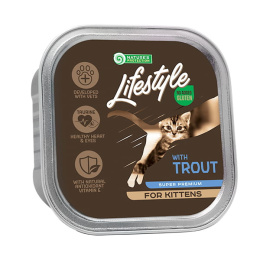 Nature's Protection Lifestyle Kitten with Trout 85g